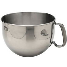 KitchenAid K45SBWH 4.5 Quart Stainless Steel Mixing Bowl with