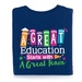 A Great Education Starts With A Great Team T-Shirt