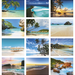 Beaches 2025 Promotional Wall Calendars