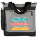 Because of You...  Zip Tote Bag