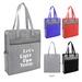 Color Basics Heathered Non Woven Tote Bag with Your Logo