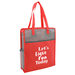 Color Basics Heathered Non Woven Tote Bag with Your Logo