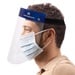 Imprinted Plastic Face Shield With Anti-Fogging Protective Coating