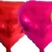 Custom MicroFoil Heart Balloons