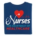 Nurses: The Heartbeat Of Healthcare T-Shirt