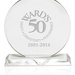 Personalized Round Glass Award