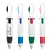 Quatro Carabiner 4-Color Promotional Pen