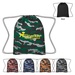 Reflective Camo Drawstring Sports Pack with Imprint