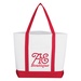 Striped Handle Promotional Tote Bags