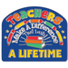 Teachers Make a Difference That Lasts a Lifetime Lapel Pin with Presentation Card