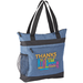 Thanks for All You Do Word Cloud Zip Tote Bag