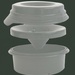 Buddy Bowl, No Spill Water Bowl, 64 oz, Natural