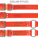 Dura-Lon Dog Collar, Center Ring Style