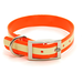 Dura-Lon Glow Dog Collar, Standard, Orange, 1" Wide
