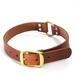 FieldKing, BTL Bridle Leather Dog Collar, Center Ring, 1" Wide