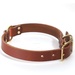 FieldKing, BTL Bridle Leather Dog Collar, Double Ring, 1" W
