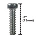 Univen Trimmer Case Cover Screws Compatible with Andis Outliner Trimmers Replaces 04023 2 Pieces