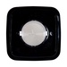 Univen Blender Jar Lid and Center Fill Cap Compatible with Oster & Osterizer Blenders Black Square
