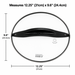 Hamilton Beach Glass Lid fits 6 Oval  Slow Cooker Models 33862 33967