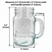 Sunshine Mason Co. Mason Jar Glass Mugs with Handles Pint Size (16 ounce, 473 mL) Regular Mouth 6 Pieces