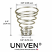 Univen Pump Tube Spring Compatible with Faberware Electric Coffee Percolators FCP240 FCP280 FCP412 134 138 142 155