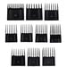Miaco Universal Clipper Guide Comb Guard Set, 10 Pieces fits Oster Classic 76, A5, Andis AG, BG, Wahl, etc