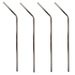 Mian Stainless Steel Drinking Straws 4 Pack with Cleaning Brush