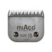 Miaco Size 15 Detachable Animal Clipper Blade fits Andis AG, AGC and Oster A5