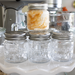 Sunshine Mason Co. Mini Mason Jar Vintage Farmhouse Shot Glasses with Metal Lid 2 Ounces, 6 Pieces