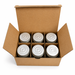 Sunshine Mason Co. Mini Mason Jar Vintage Farmhouse Shot Glasses with Metal Lid 2 Ounces, 12 Pieces