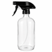 Sunshine Mason Co. Clear Glass Refillable Spray Bottle with Trigger Sprayer 16 oz (500ml)