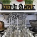 Sunshine Mason Co. Glass Mason Jar Drinking Mug set with handle, Silver lids and  Clear Straws, Set of 6