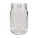 Sunshine&#x20;Mason&#x20;Co.&#x20;Glass&#x20;Mason&#x20;Jar&#x20;set&#x20;with&#x20;Blue&#x20;Gingham&#x20;lids&#x20;and&#x20;Clear&#x20;Straws,&#x20;Set&#x20;of&#x20;6