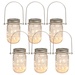 Sunshine&#x20;Mason&#x20;Co.&#x20;Mason&#x20;Jars&#x20;with&#x20;Solar&#x20;Fairy&#x20;Firefly&#x20;String&#x20;Lights&#x20;and&#x20;Hanger&#x20;Handles&#x20;Set&#x20;of&#x20;6.