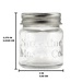Sunshine Mason Co. Mini Mason Jar Shot Glasses with Metal Lid 2 Ounces, 12 Pieces