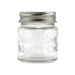 Sunshine Mason Co. Mini Mason Jar Shot Glasses with Metal Lid 2 Oz with Dessert Spoons, 6 Pieces