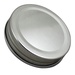Sunshine Mason Co. Pint Regular Mouth Glass Mason Jars with Silver Storage Lids 6 Pack