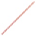 Sunshine Mason Co. Plastic Reusable Drinking Straws 12 Pieces, Red Stripe
