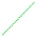 Sunshine Mason Co. Plastic Reusable Drinking Straws 6 Pieces, Green Stripe