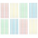 Sunshine Mason Co. Plastic, Reusable Drinking Straws 48 pieces, Multi Colors
