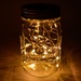 Sunshine Mason Co. Solar Mason Jar Fairy Firefly String Lights Regular Mouth Lid Warm White 20 LED's