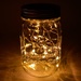 Sunshine Mason Co. Solar Mason Jar Fairy Firefly String Lights Regular Mouth Lid Warm White 20 LED's 6 Pieces