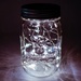 Sunshine Mason Co. Solar Mason Jar Fairy Firefly String Lights Regular Mouth Lid Cool White 20 LED's 6 Pieces