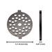 Univen Fine Disc fits Oster Meat and Food Grinder Replaces Oster 22881