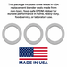 Univen Blender O-ring Gasket Seal Compatible with Oster & Osterizer Blenders Made in USA 3 Pack