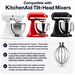 Univen Mixer Wire Whip Compatible with KitchenAid Tilt Head Mixers K45WW K45SS KSM75 KSM90 KSM95 KSM100 KSM103
