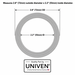 Univen Blender Gasket Seal Compatible with Black and Decker Models 09146-1 2 PACK