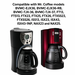 Univen 12 Cup Glass Coffee Maker Carafe replacement for Mr. Coffee IDS13