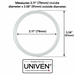 Univen Blender Gasket fits KitchenAid W10686132, W10221777, W10292571 2 Pack