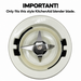 Univen Blender Gasket fits KitchenAid W10686132, W10221777, W10292571 2 Pack
